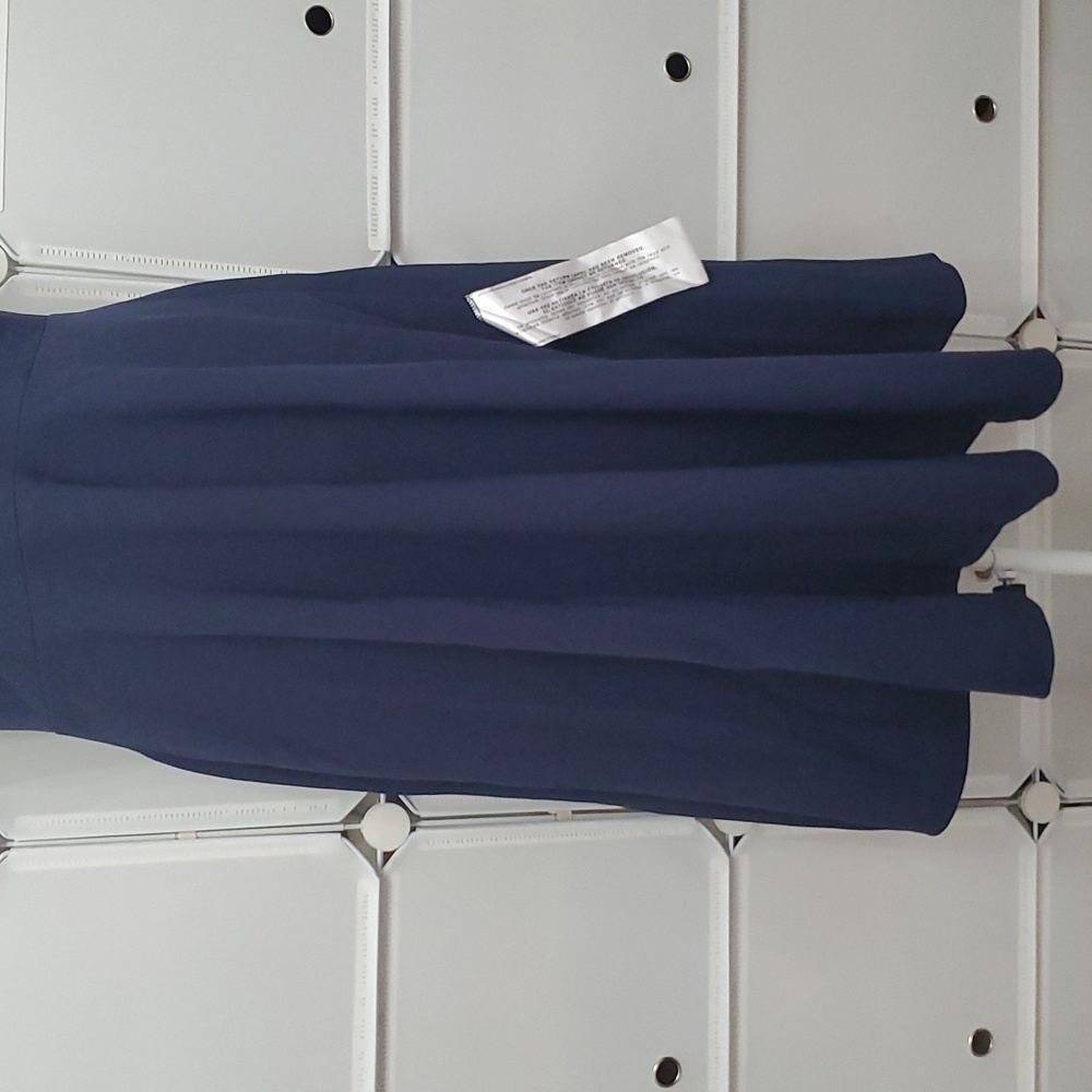 Dress the Population Navy Blue Midi Dress - Picture 3 of 13